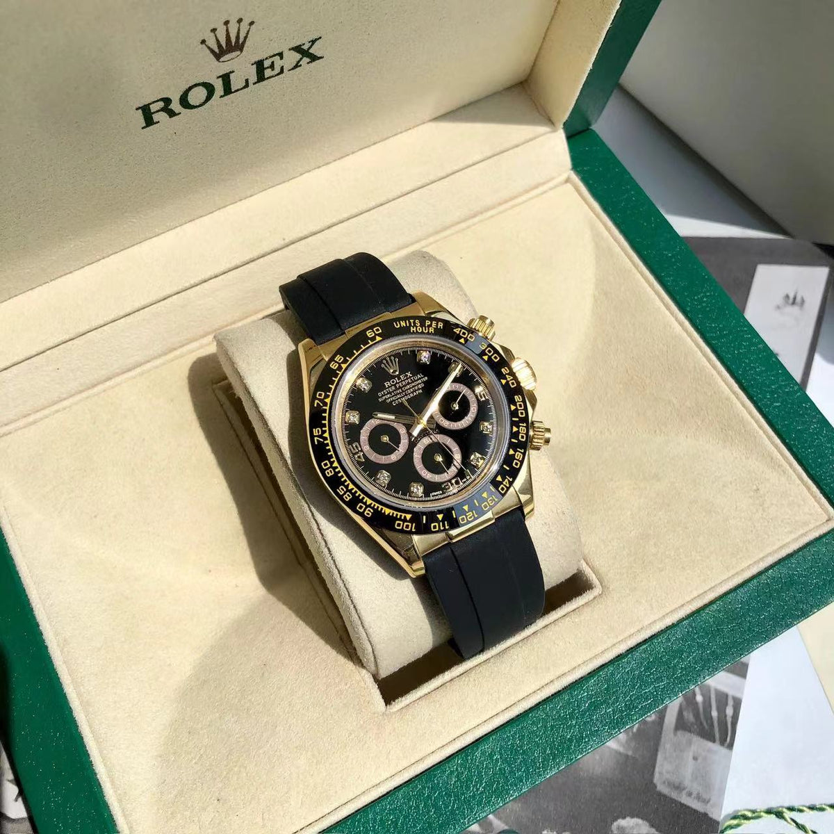Rolex Cosmograph Daytona Black diamond dial
