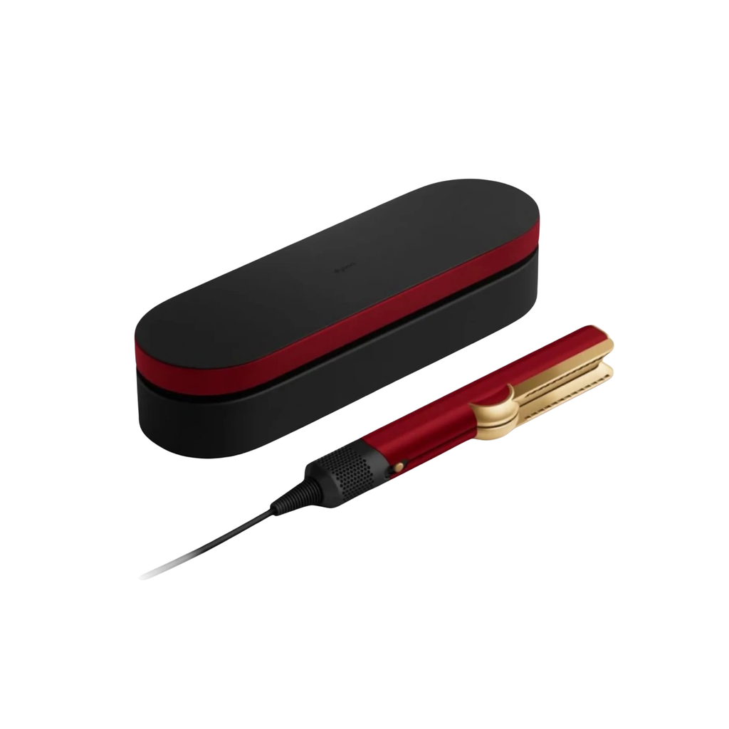 Dyson Airstrait Straightener Red Velvet & Gold