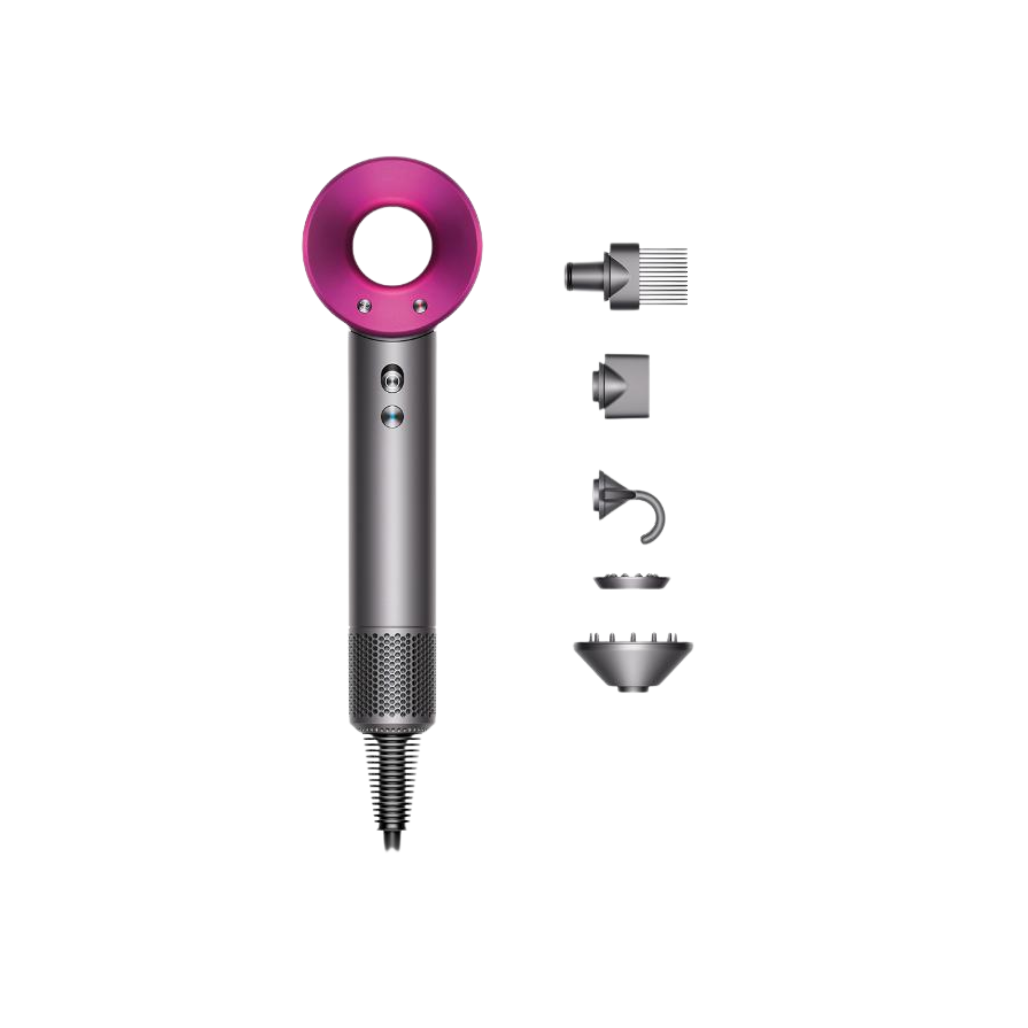 Dyson Supersonic HD08 Hair Dryer Iron/Fuchsia (Without Leather Case)