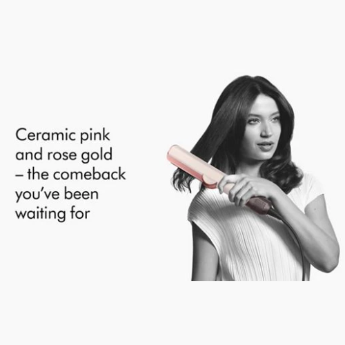 Dyson Airstrait Straightener in Ceramic Pink & Rose Gold