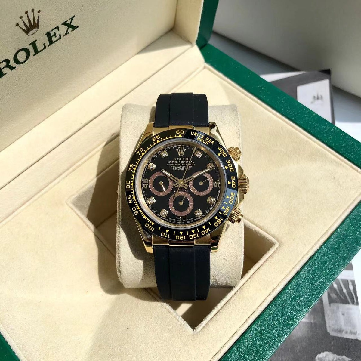 Rolex Cosmograph Daytona Black diamond dial